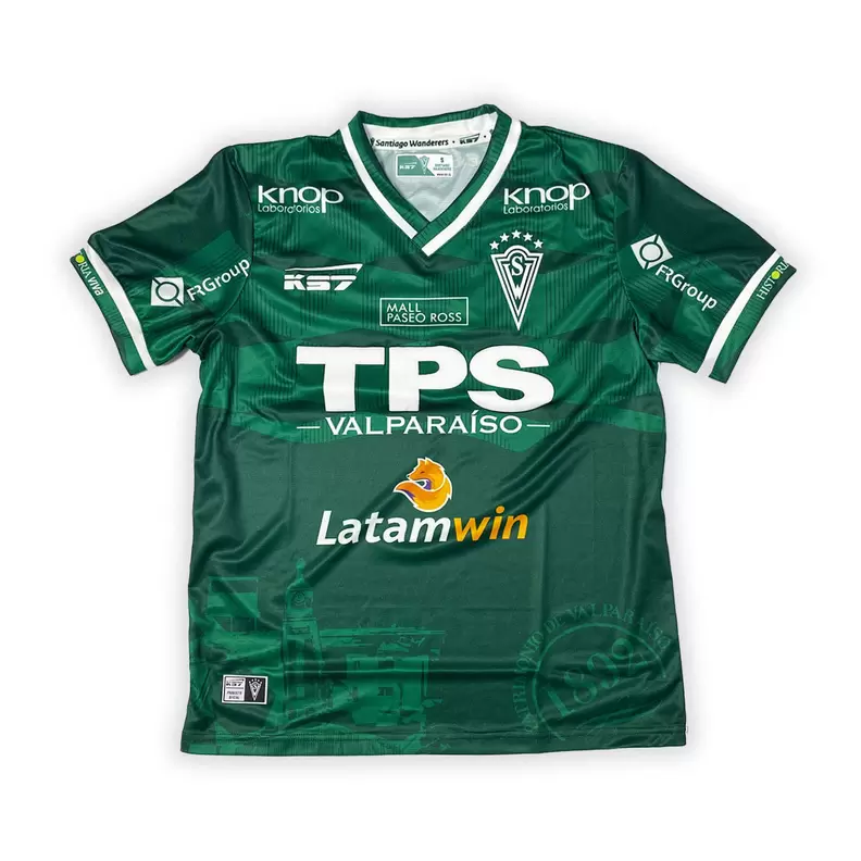 camiseta ks7 santiago wanderers local 2025 adulto