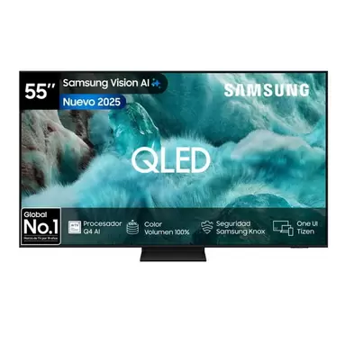 Televisor 55" QLED 4K UHD Q7F5 Vision IA Smart TV Samsung
