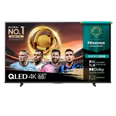 Televisor 65" QLED 4K UHD 65Q6QV Smart TV Hisense