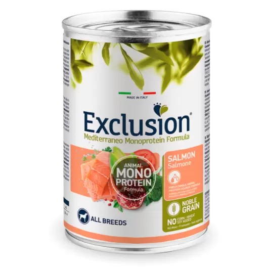 Exclusion Perro Mediterraneo Salmon 400 grs
