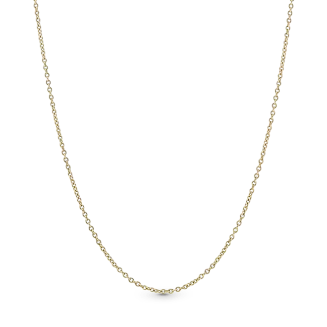 Collar de cadena Oro 14K de ancla clásico