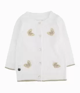 Chaleco Recién Nacida Con Mariposas