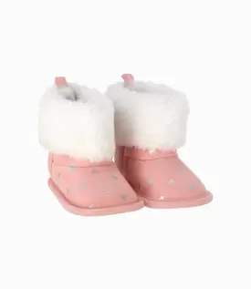 Pantuflas Recién Nacida Con Corazones