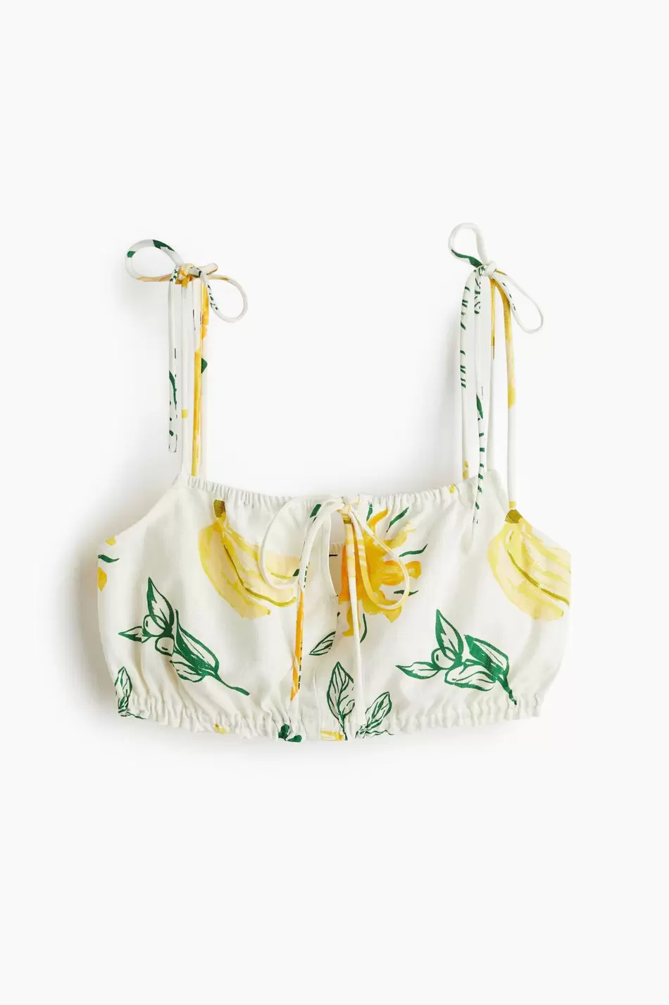 Crop top con detalle de nudo