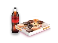 12 Donuts Classic + Bebida 1.5 Lt