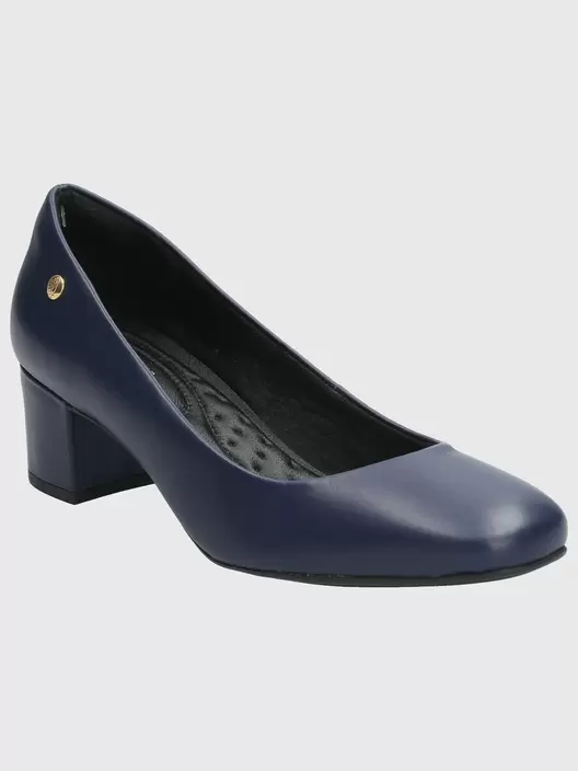 Zapato Cuero Mujer Manson Azul