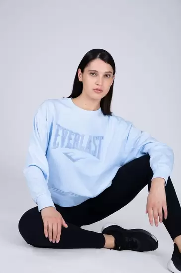 Poleron Crew Neck Aura Celeste Everlast