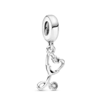 Charm colgante de Estetoscopio en forma de corazón
