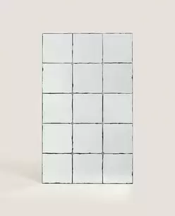 ESPEJO PIE EFECTO ENVEJECIDO