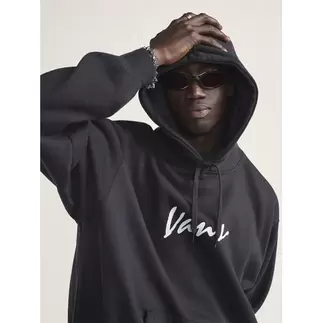 Polerón Hombre Scripted Pullover Negro Vans