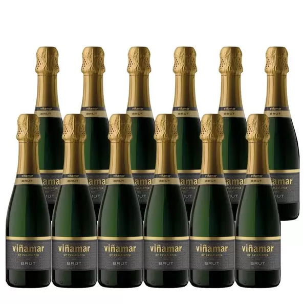 12 Espumantes Viñamar Brut 375ml.