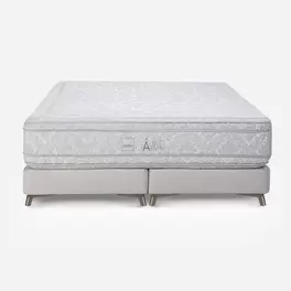 Box Spring Hotel Âme Gray II King 180 x 200 cm