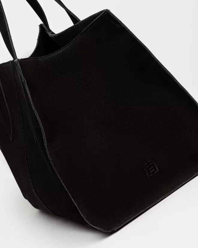 Shopper The Gang Manifest en cuero gamuzón