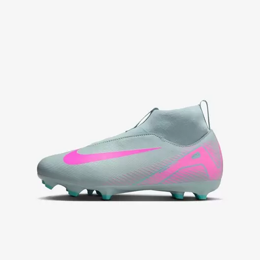 zapato de fútbol nike zoom superfly 10 academy fg niño celeste