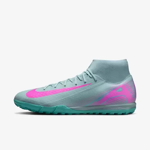 zapatilla de futbol nike zoom superfly 10 academy celeste tf adulto