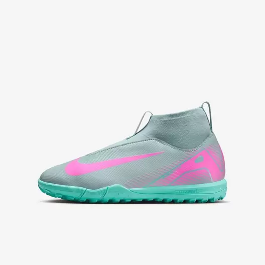 zapatilla de futbol nike zoom superfly 10 academy tf celeste niño