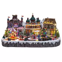 Villa Gde Musica Y Luz C/Tren Mov 70X50,5X35Cm 274