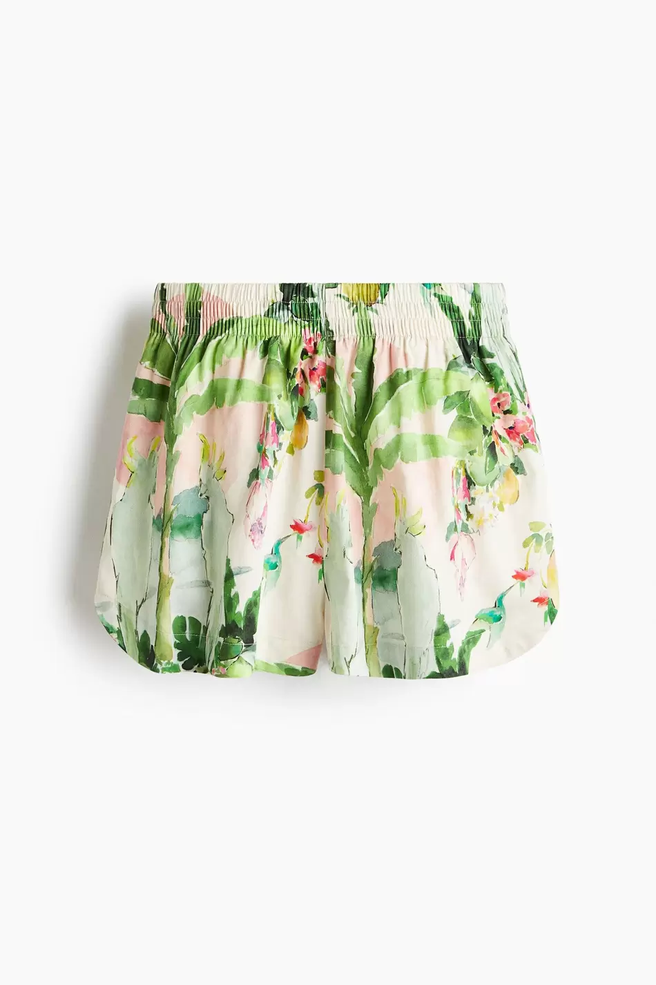 Shorts estampado de algodón