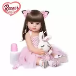 Muñeca Reborn Bebé Realista De Silicona Lavable