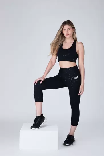 Legging Mid Cosmos Negro Everlast