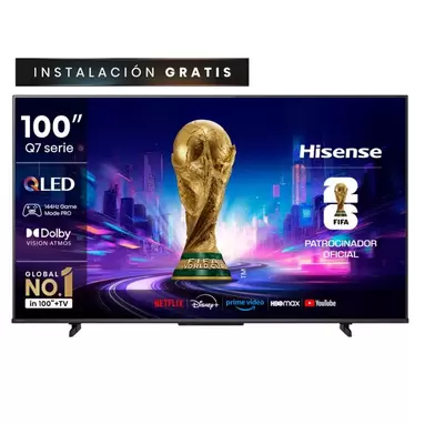 Televisor 100" QLED 4K UHD 100Q7QG Smart TV Hisense