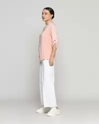 Blusa Mujer Carolina Slim Fit Tela Ligera Rosada LineatreBlusa Mujer Carolina Slim Fit Tela Ligera Rosada Lineatre