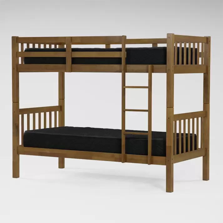 Litera Rustika 1 plaza + Colchones Génesis