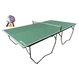Mesa De Ping Pong Classic Con Ruedas Verde