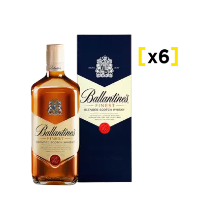 Whisky Ballantines Finest Botella 1Lt x6