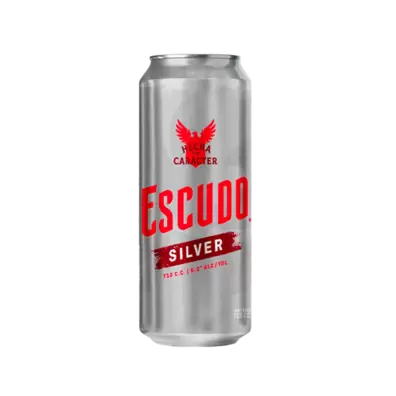 Cerveza Escudo Silver Lata 710cc