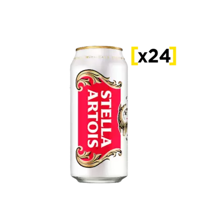 Cerveza Stella Artois lata 473 CC x24