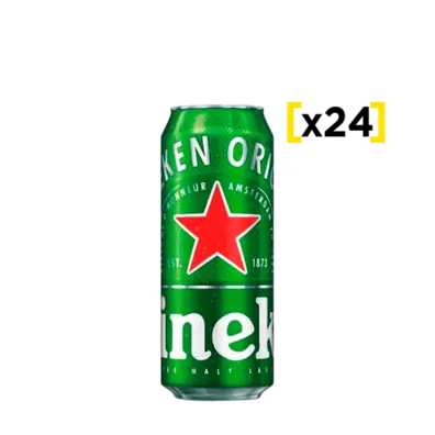 Cerveza Heineken lata 470 CC x24