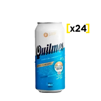 Cerveza Quilmes lata 473 CC x24