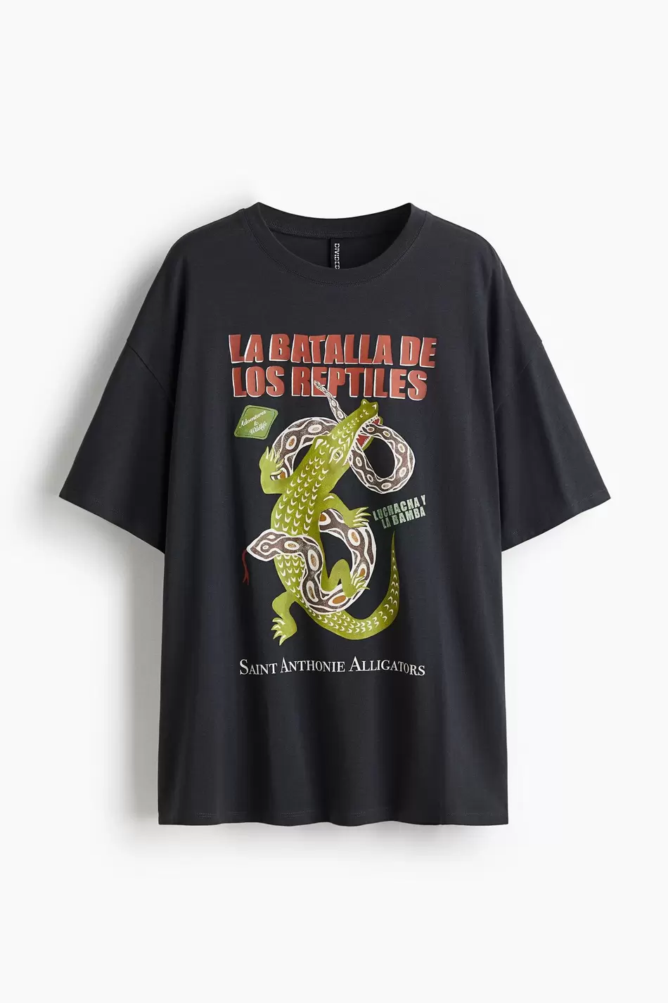 Polera oversize con motivo estampado