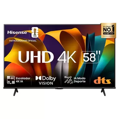 Televisor 58" LED 4K UHD A6N Smart TV Hisense