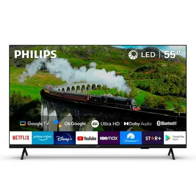 Televisor 55" LED 4K UHD 55PUD7408 Smart TV Philips