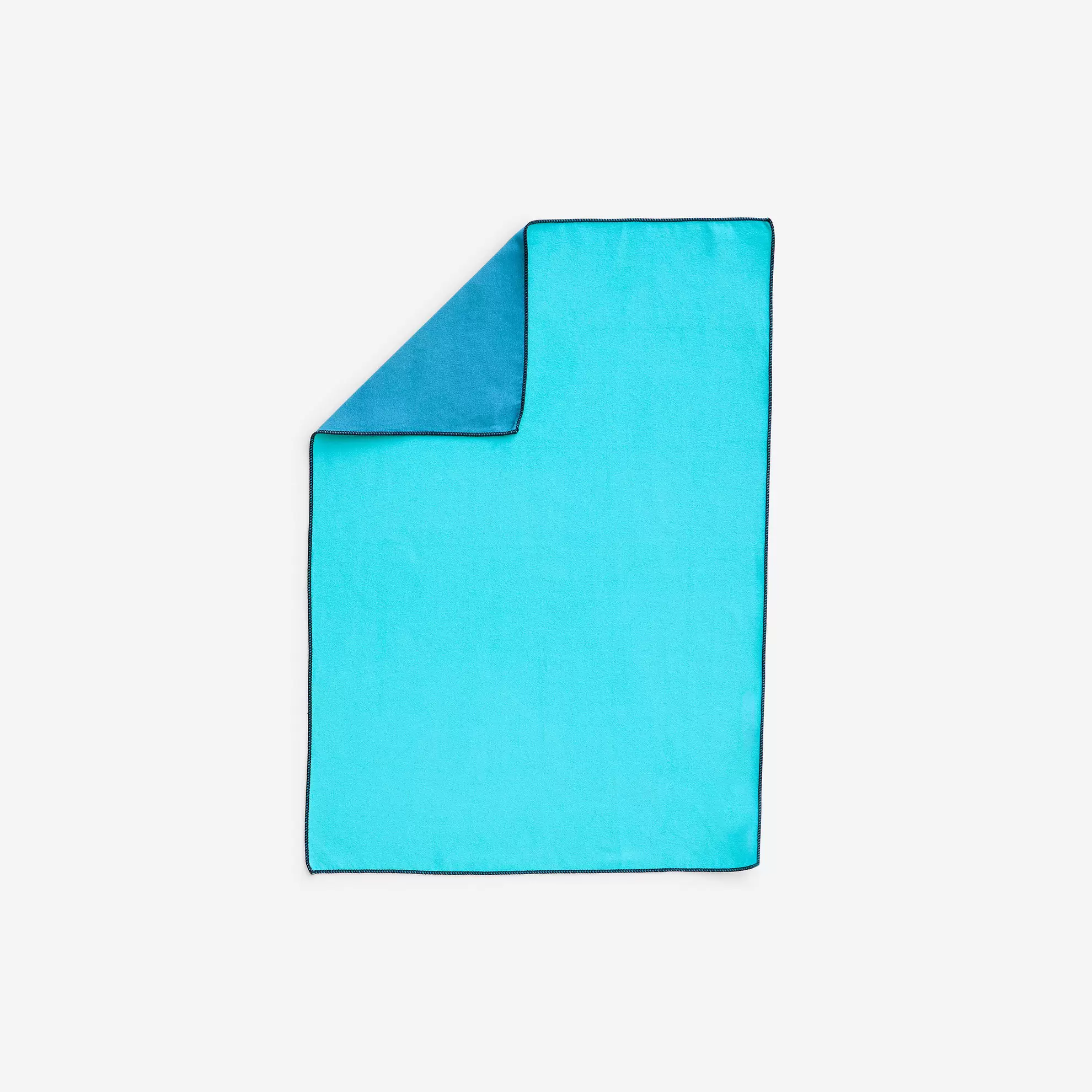 Toalla microfibra azul celeste talla S 39 x 55cm