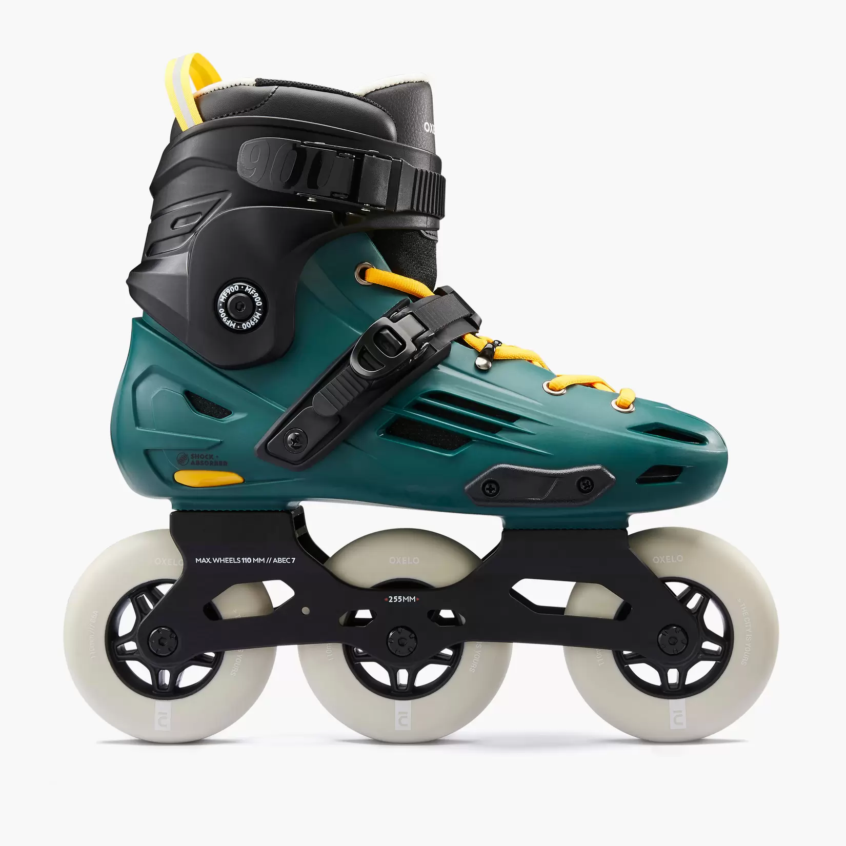 PATINES FREESKATE ADULTOS MF900 HB 3X110 MM VERDE