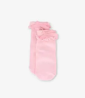 Calcetín recién nacida con lazo