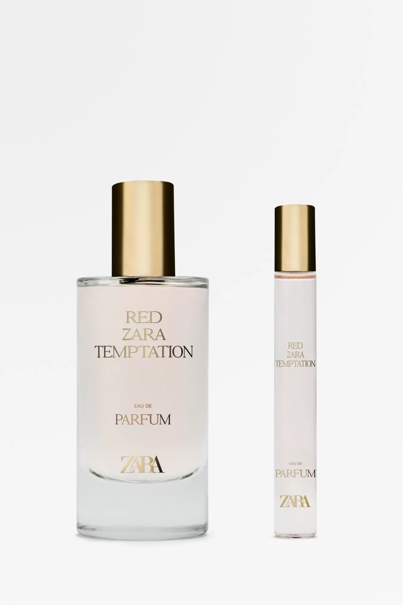 RED ZARA TEMPTATION EDP 50ML (1.69 FL. OZ) + 10ML  (0.34 FL. OZ).