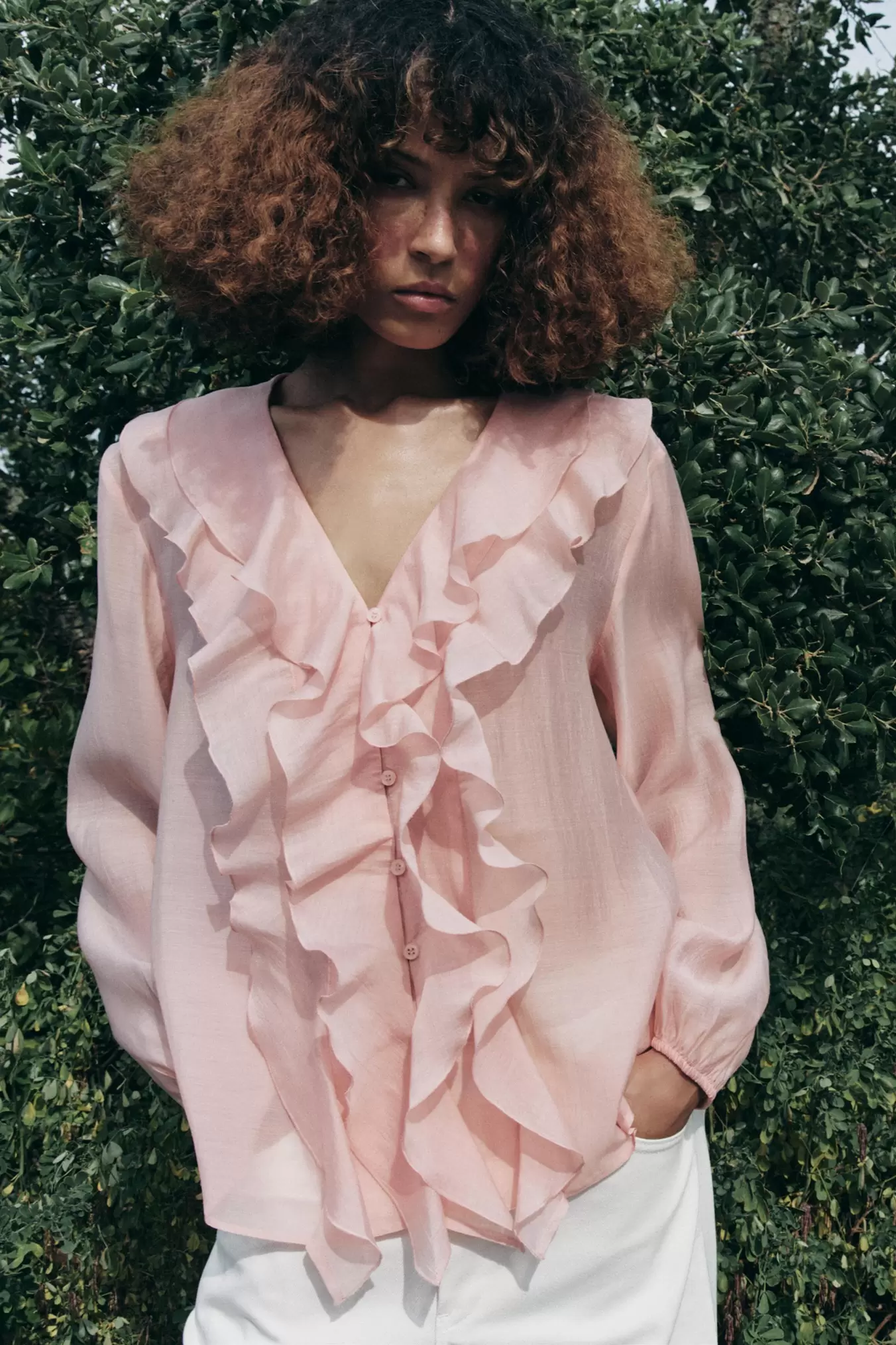 CAMISA VOLANTES ZW COLLECTION