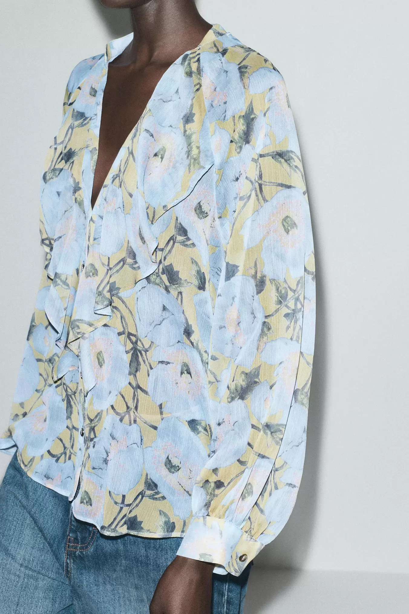 CAMISA ESTAMPADA FLORES