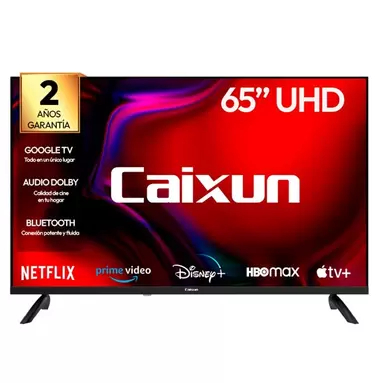 Smart TV LED Caixun Google TV 65" UHD 4K C65V1UG