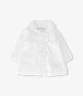 Chaleco recién nacida trenzado