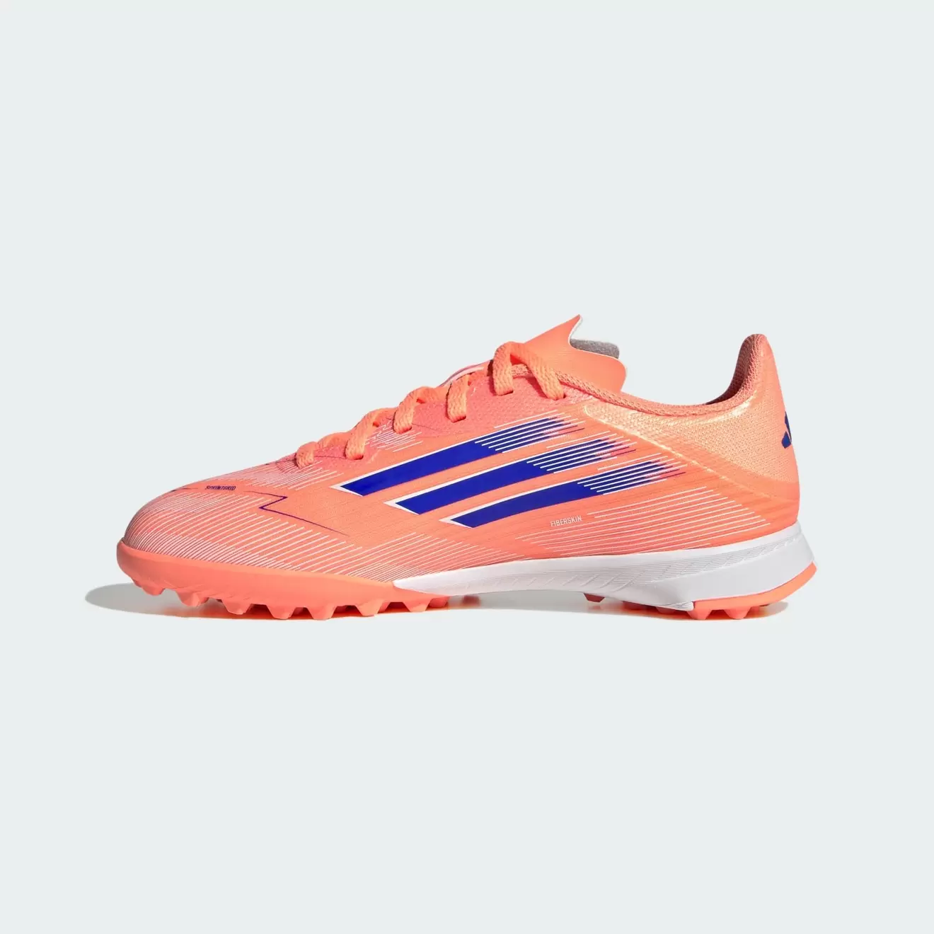 zapatilla de futbol adidas f50 league naranjo tf niño