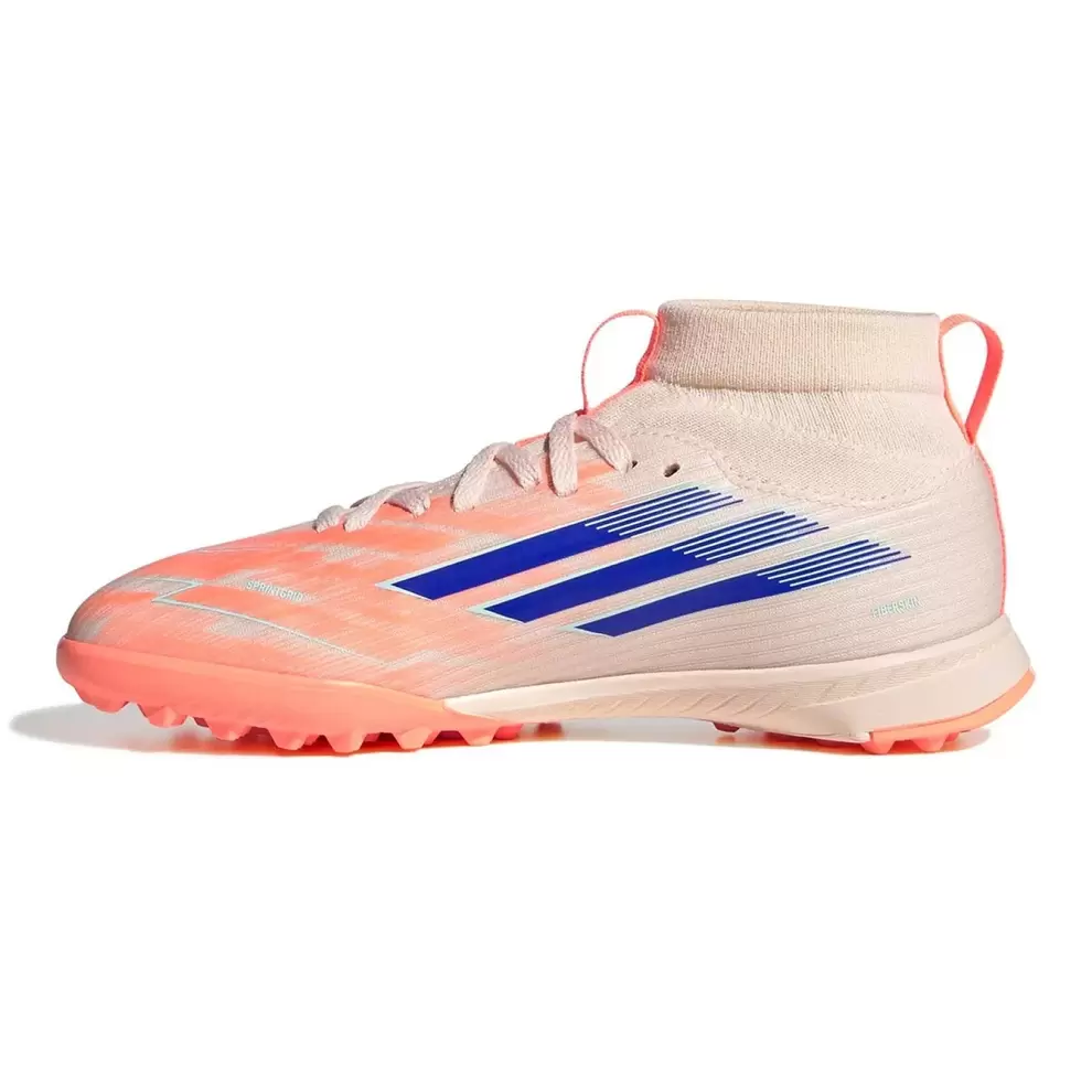 zapatilla de futbol adidas f50 sparkfusion league naranjo tf niño