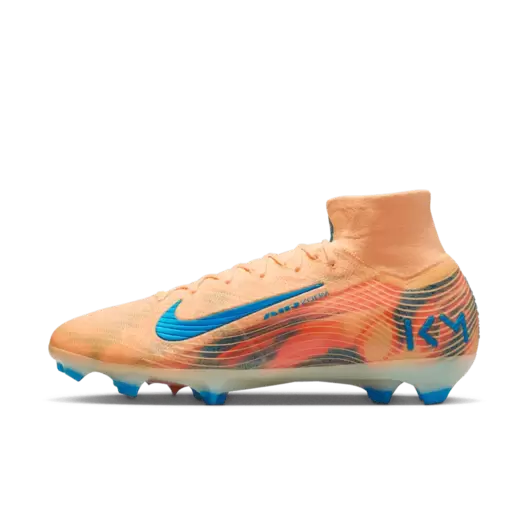 zapato de futbol nike zoom superfly 10 elite km naranjo fg adulto