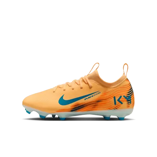 zapato de fútbol nike zoom vapor 16 academy km naranjo fg niño