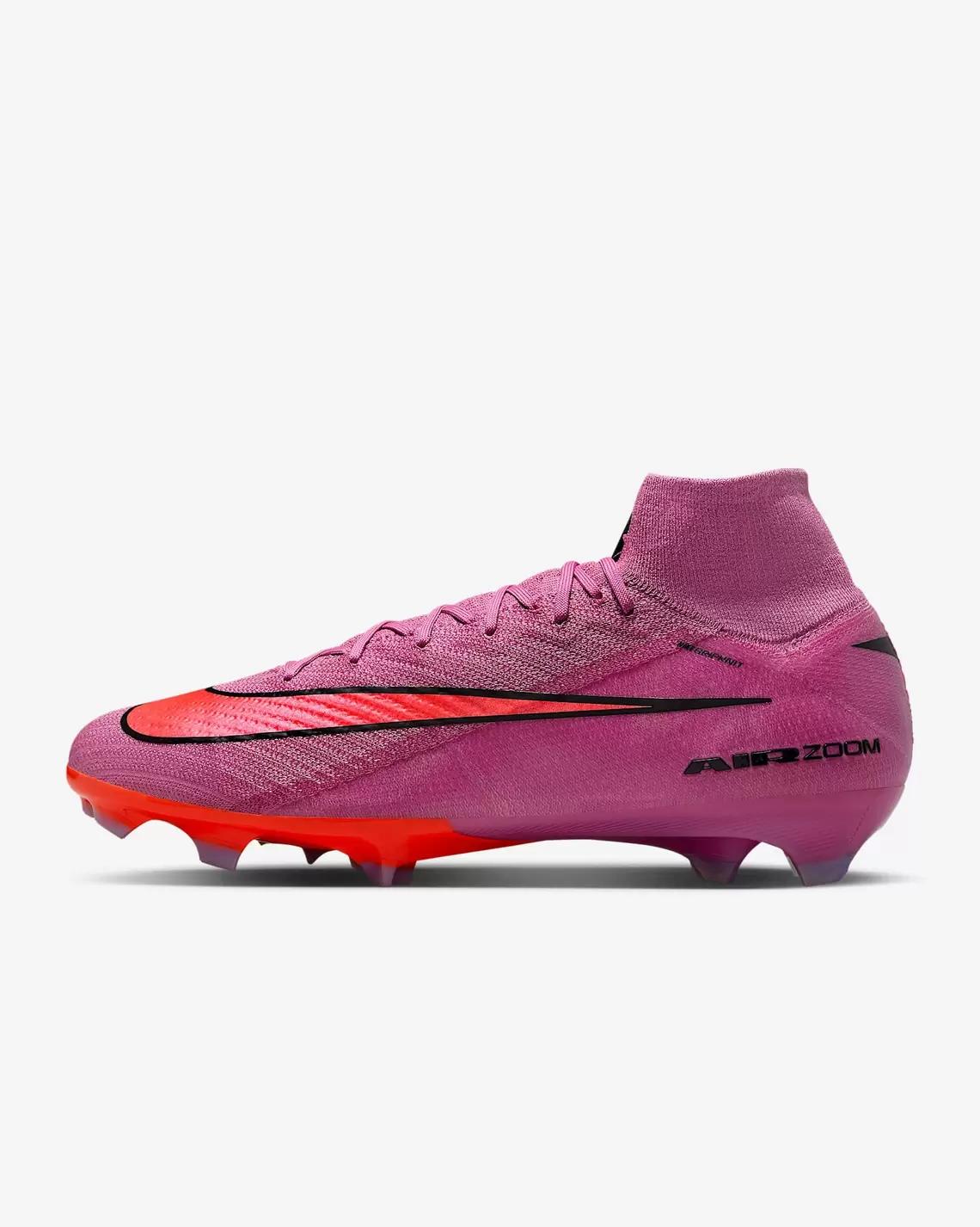 zapato de futbol nike zoom superfly 10 elite rosado fg adulto