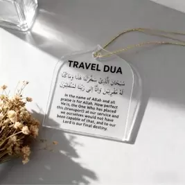 -5%Adorno colgante de oración de viaje islámico para el coche | Decoración colgante de acrílico en forma de mihrab, regalo de Eid, regalo de Ramadán, estilo moderno, adecuado para fiestas en general